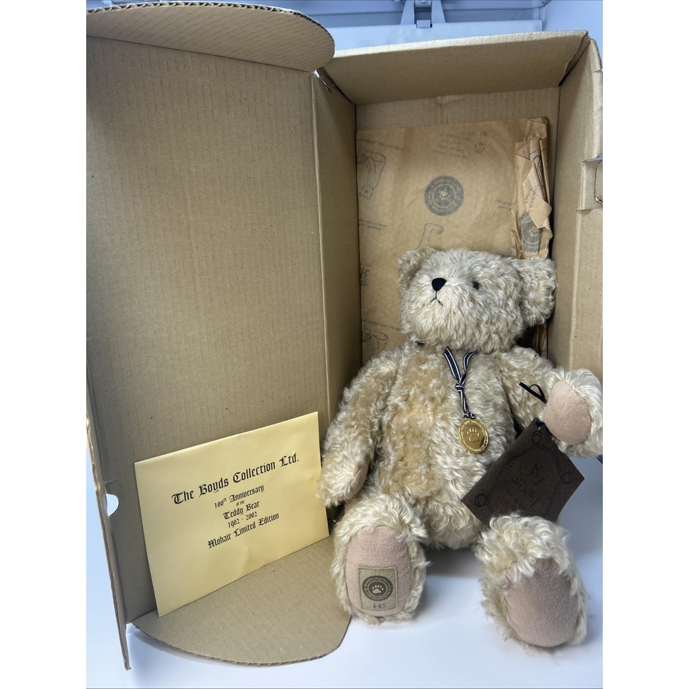 Boyds Bear, Theodore Bear Exclusive Edition 100th Anniversary Of The Teddy Bear